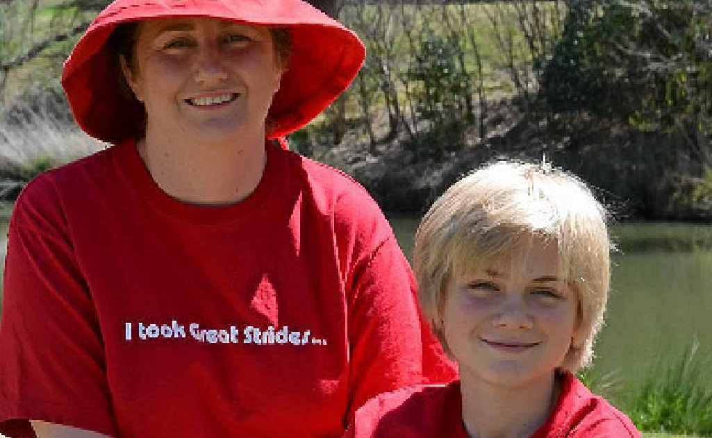 Clare McHugh von Stieglitz, son Peter von Stieglitz and labrador pup Roberta will all be taking part in the walkathon. Clare McHugh von Stieglitz, son Peter von Stieglitz and labrador pup Roberta will all be taking part in the walkathon.